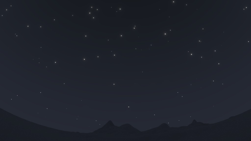 procedural night sky with stars preview image 2